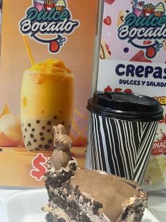 Rebanada de Pastel mas Bebida a Elegir