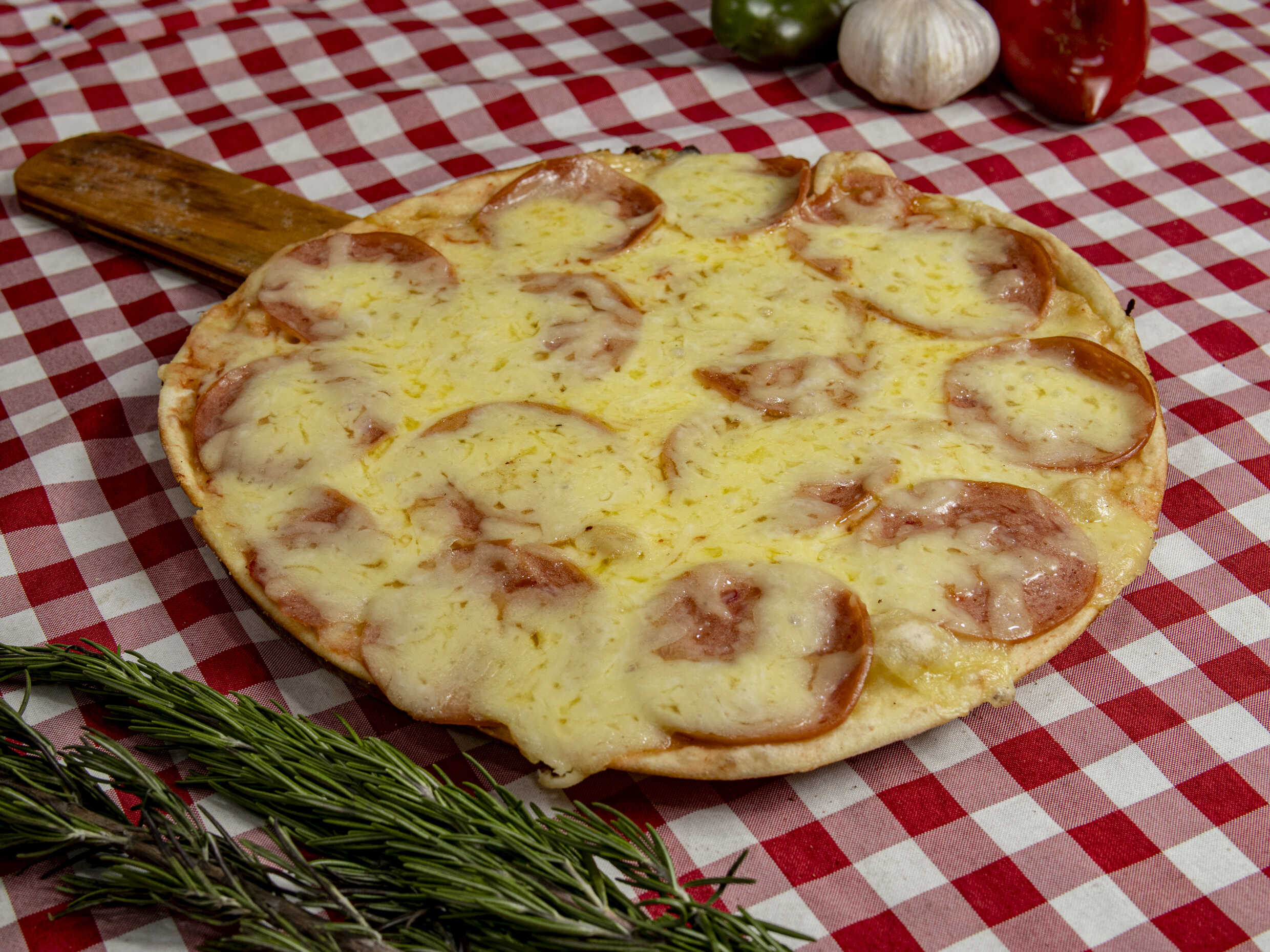 Pizza Salami Mediana