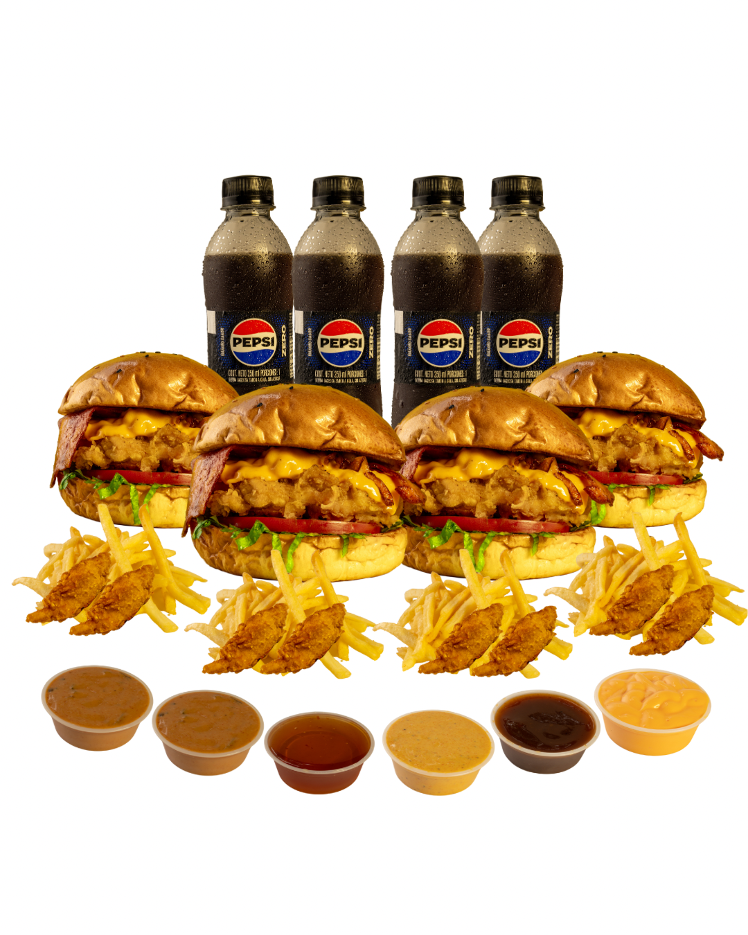 Combo Piriburgers Familiar