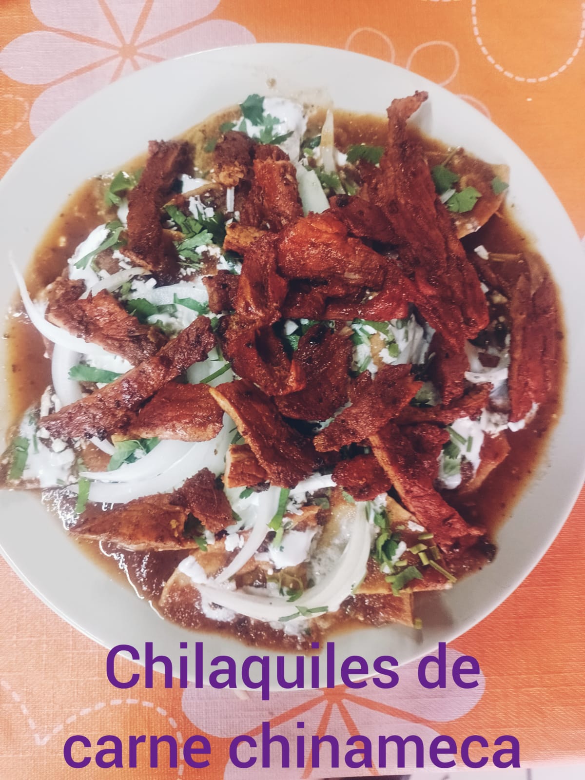 Chilaquiles VERDES con Carne