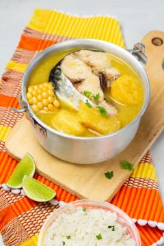 Combo Sancocho de Pescado y Gaseosa