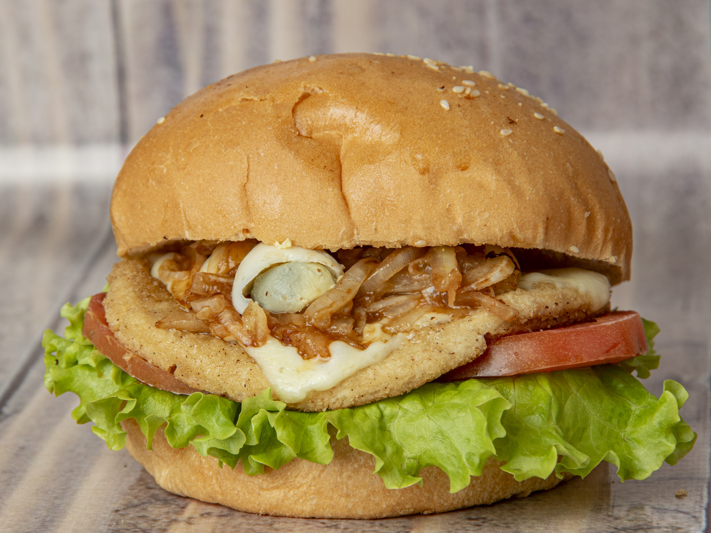 Hamburguesa Clásica de Pollo