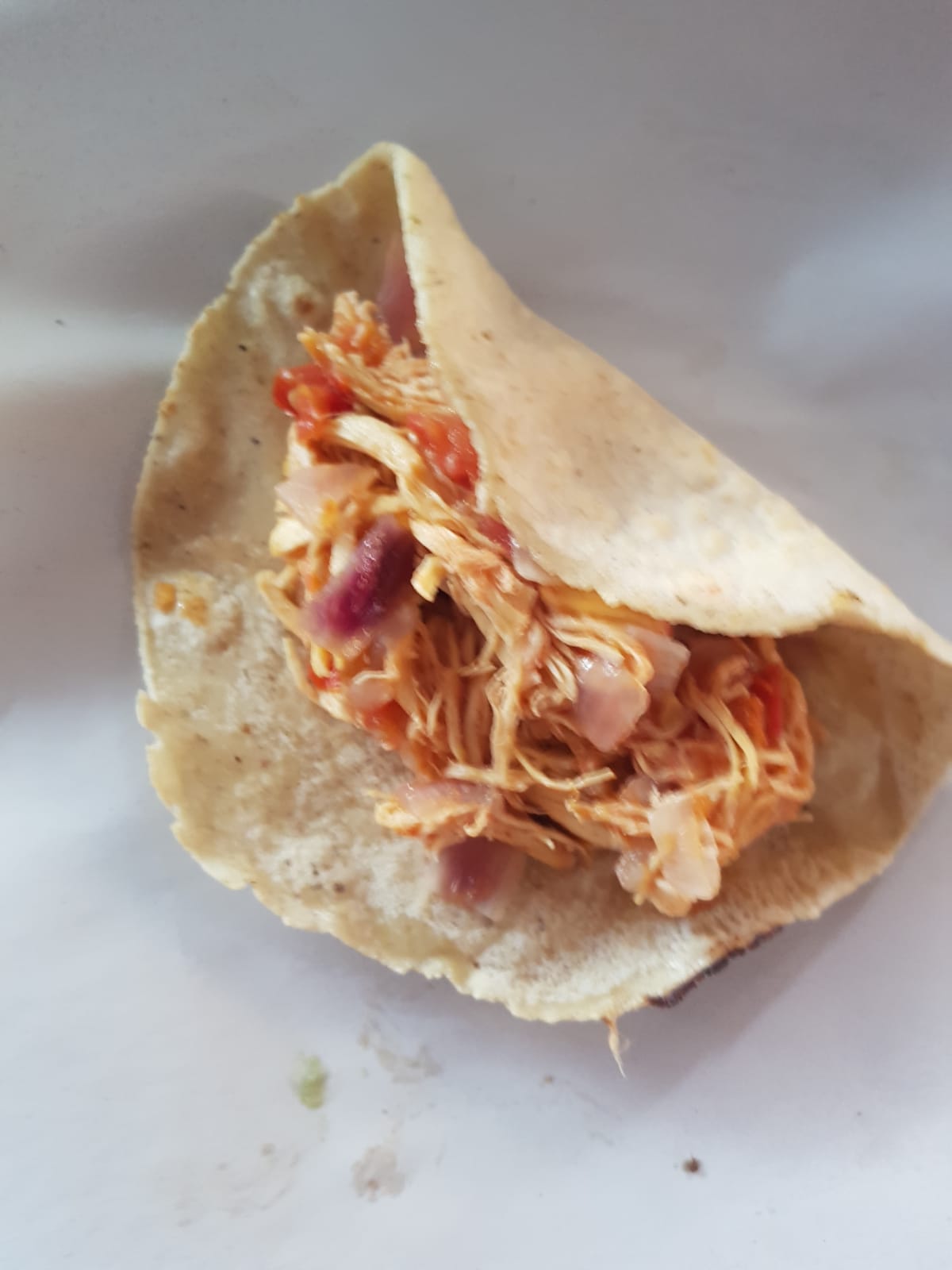 Taco De Tinga De Pollo
