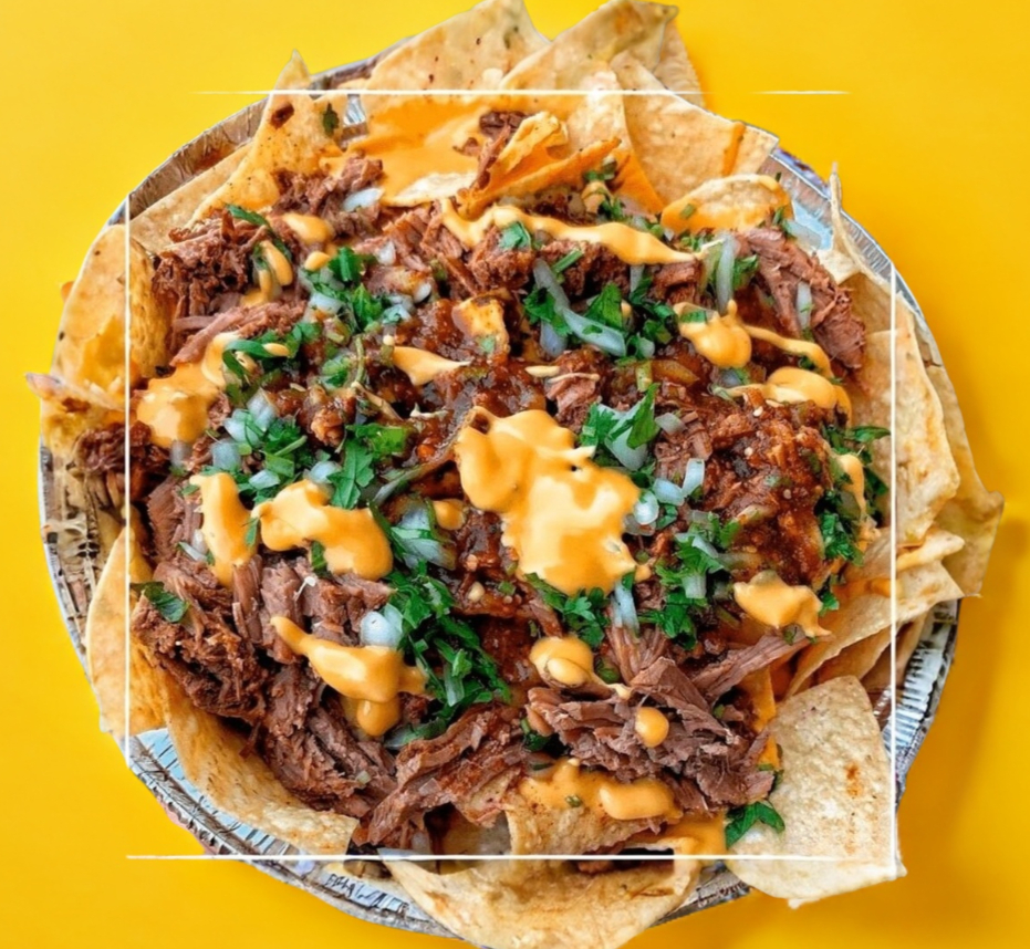 Nachos con Birria