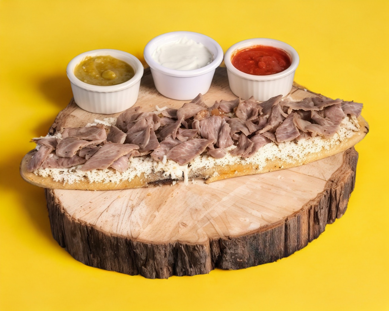 Huarache Morelense (Cecina de Morelos)