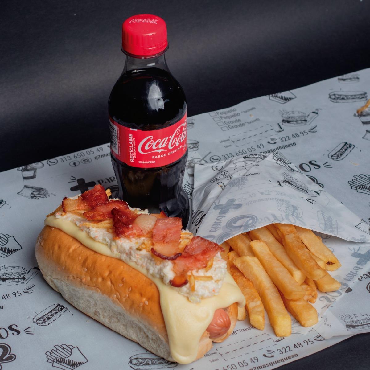 Perro sencillo en combo