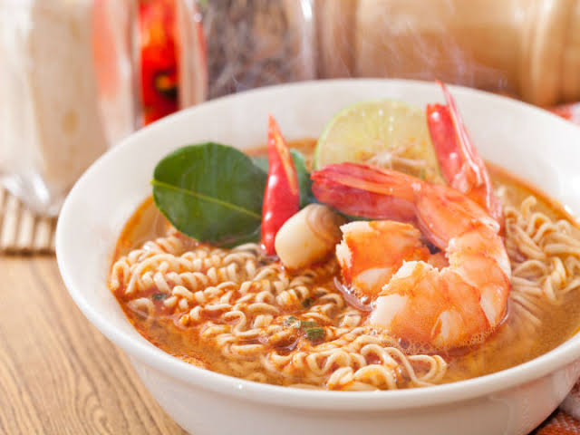 Ramen con Camarón
