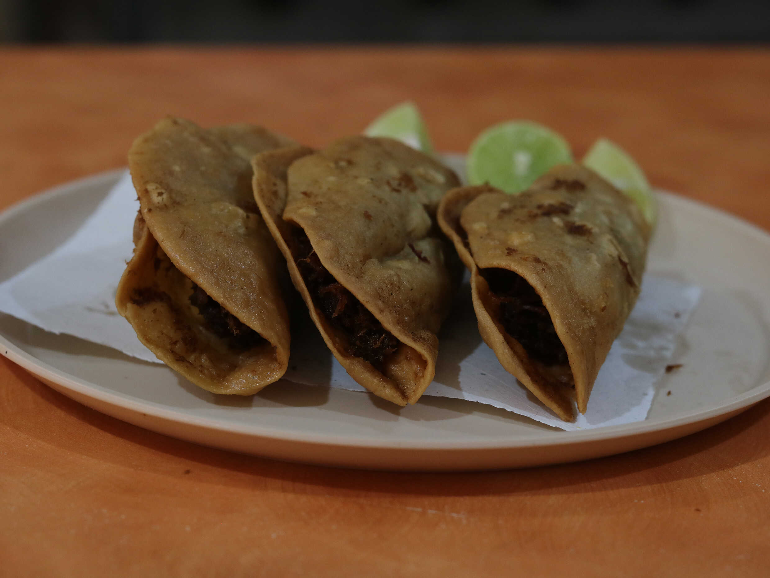 Taco de Barbacoa Harina Dorado