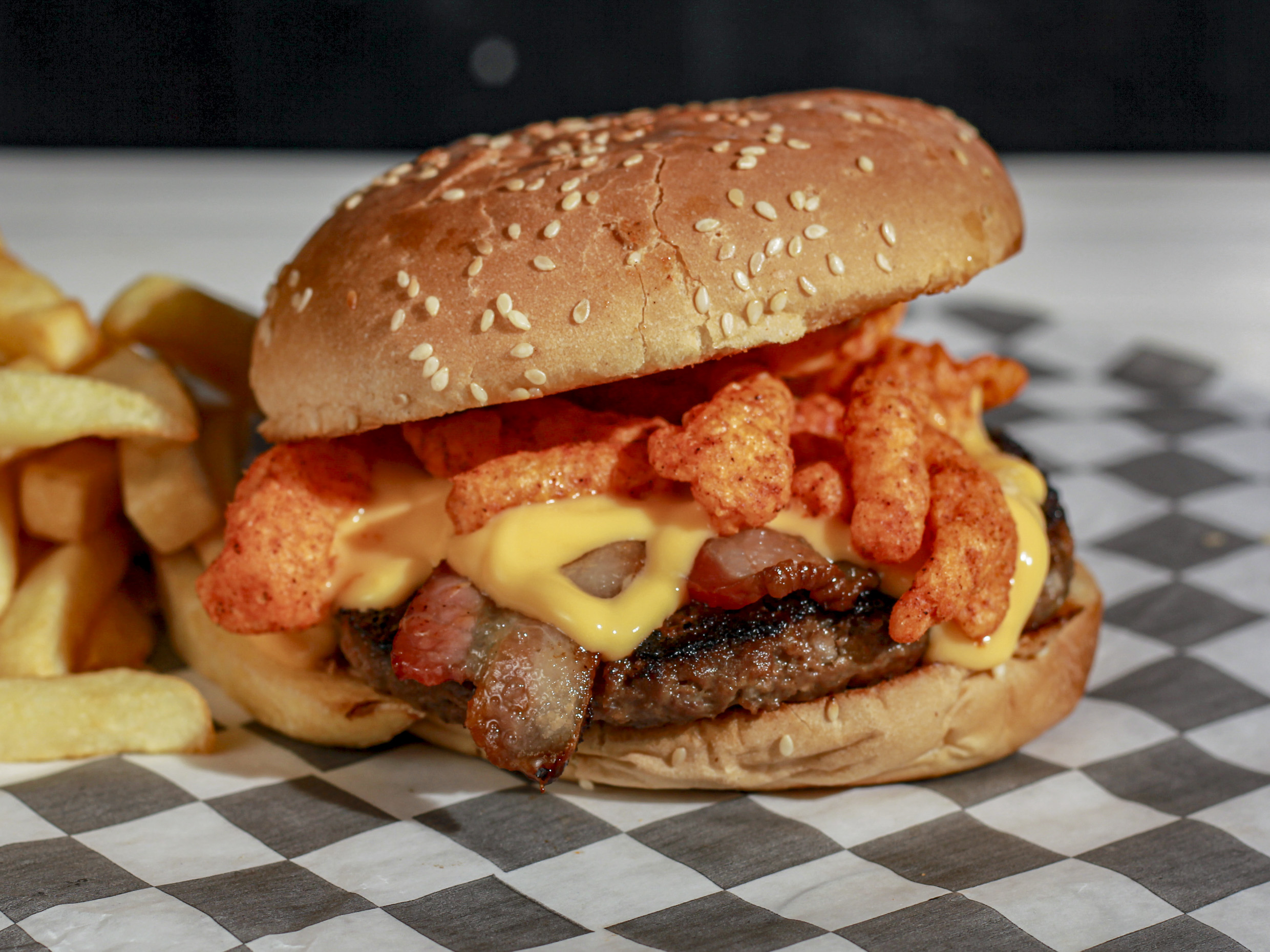 Chester Cheetos Burger