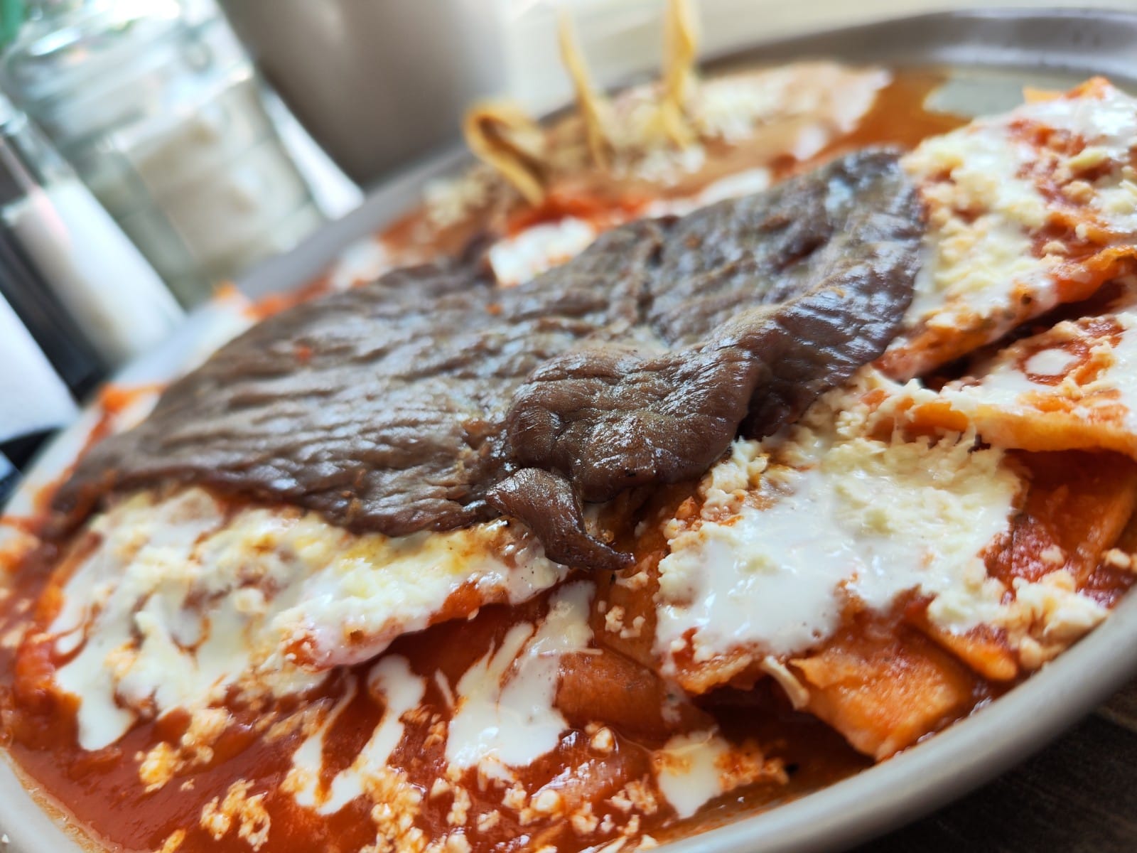 Chilaquiles con Cecina