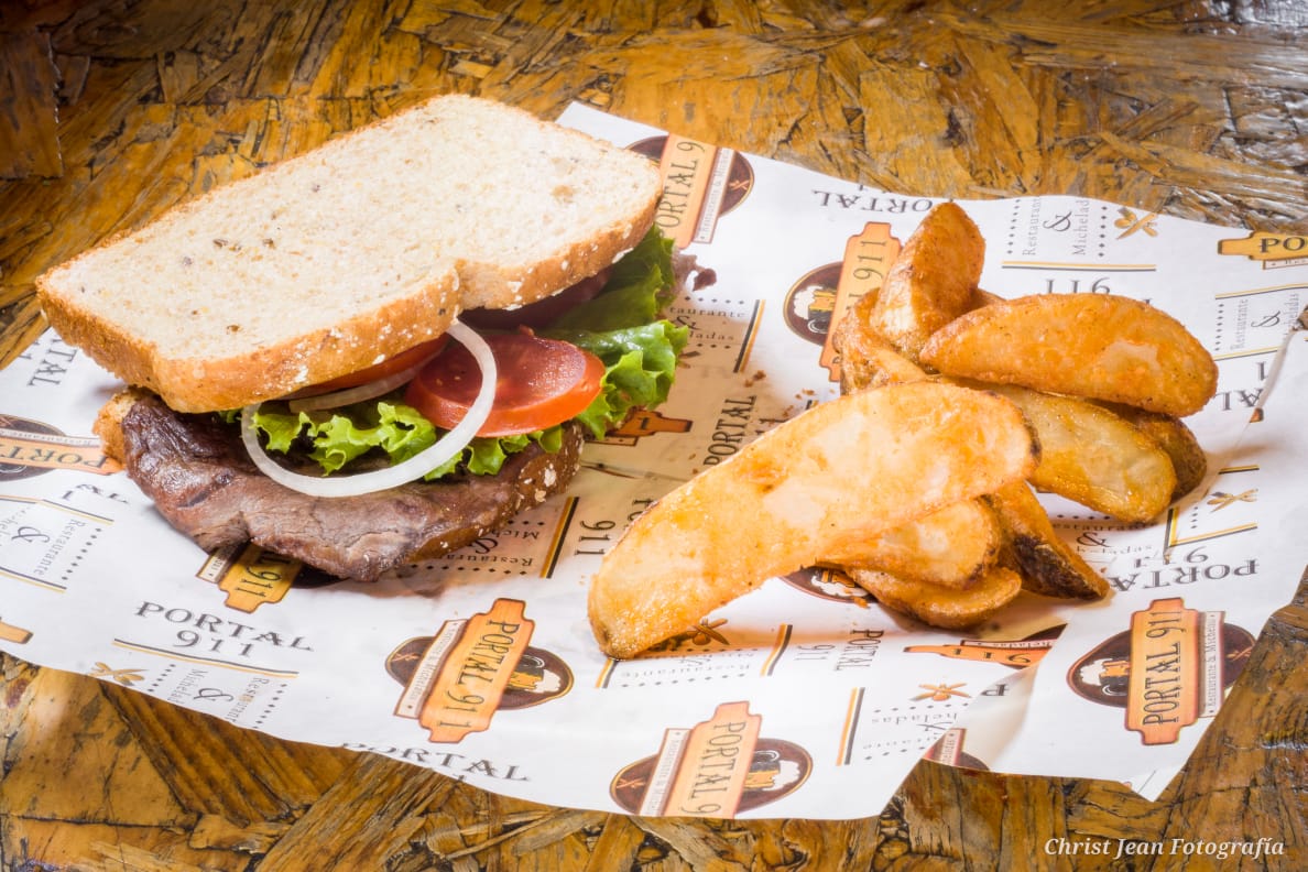 Sándwich de Asada