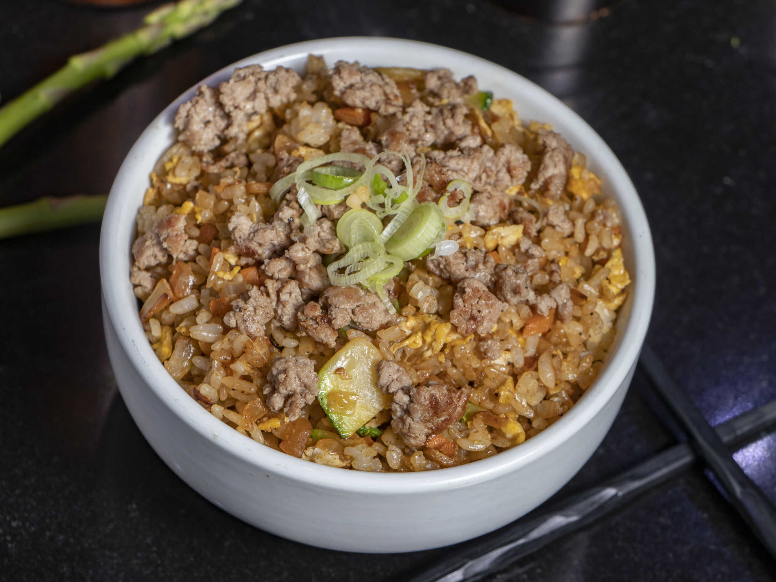 Yakimeshi con Carne Molida
