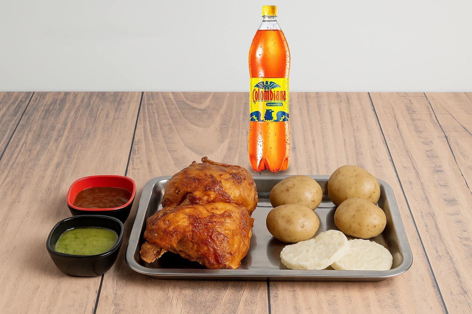 Combo Medio Pollo Asado