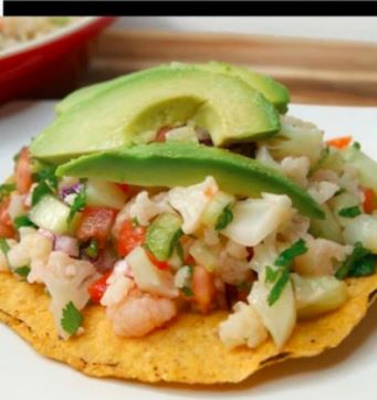 Tostada de Ceviche