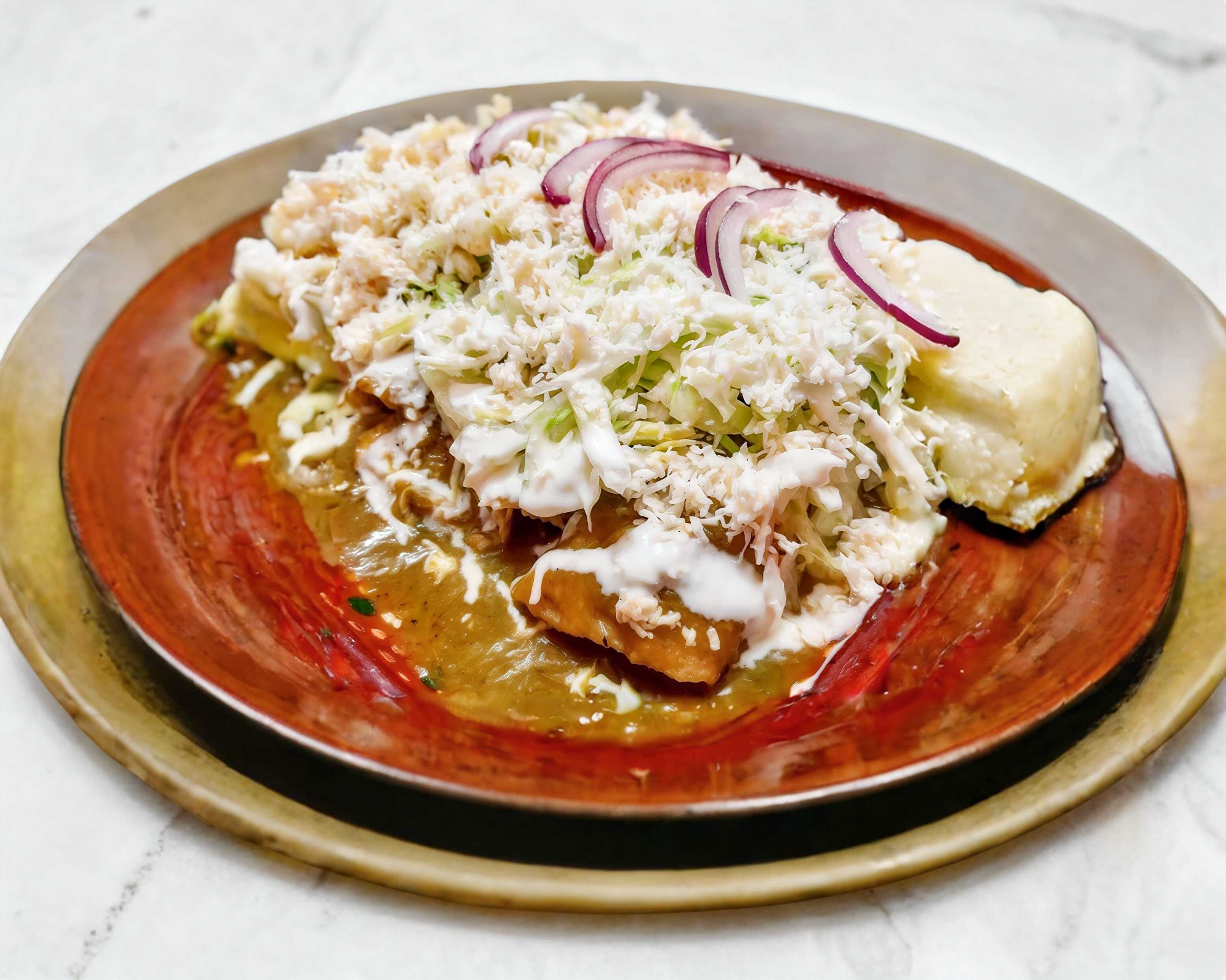 Enchiladas Verdes 4pzs + Un Complemento