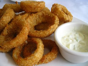 Aros de Cebolla 12 Pz. Acompañado de Ranch