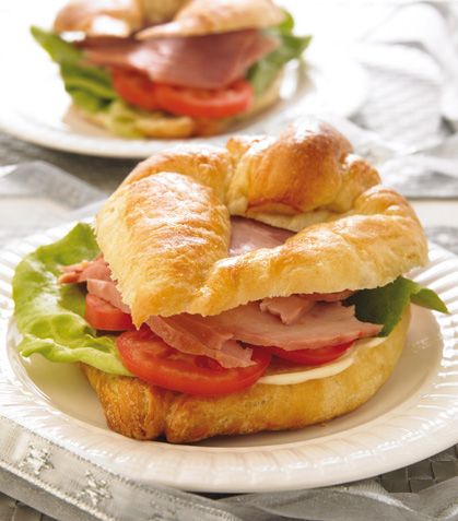 Croissant Jamón de Pavo más Café