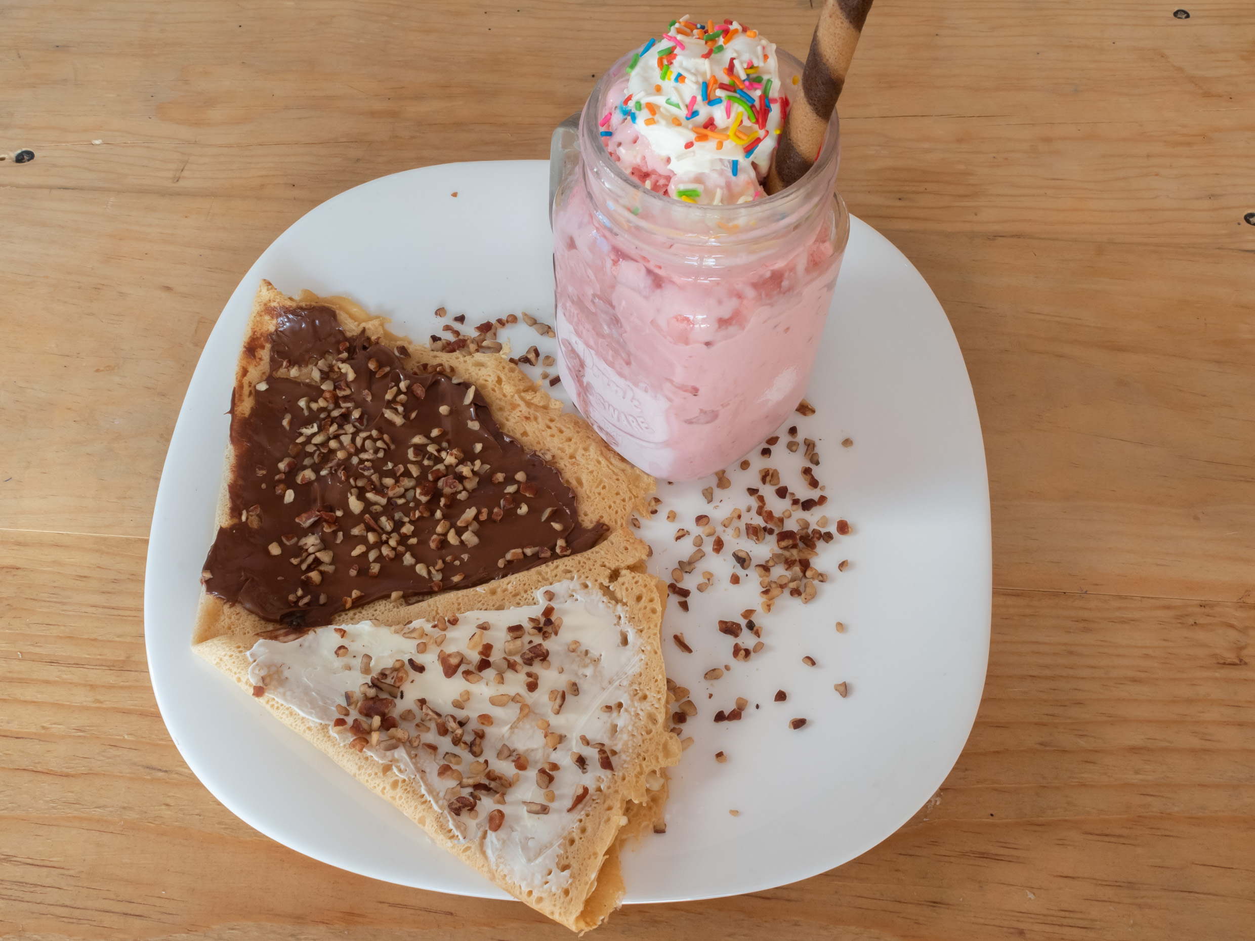 Frappucino 500ml*1 + Crepa Combinada 2 Ingrediente