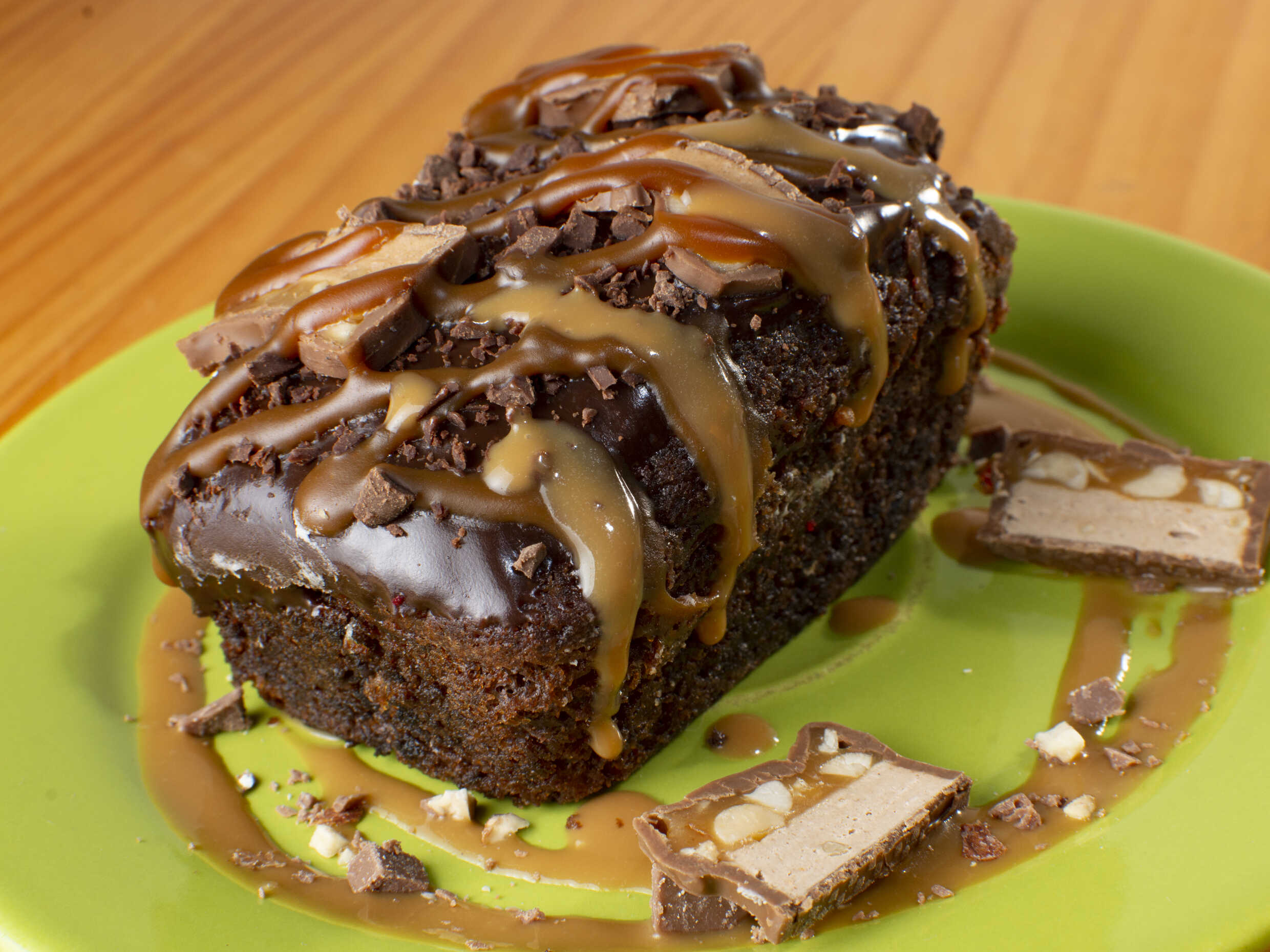 Minicake Chocolate, Caramelo, Maní y Snickers