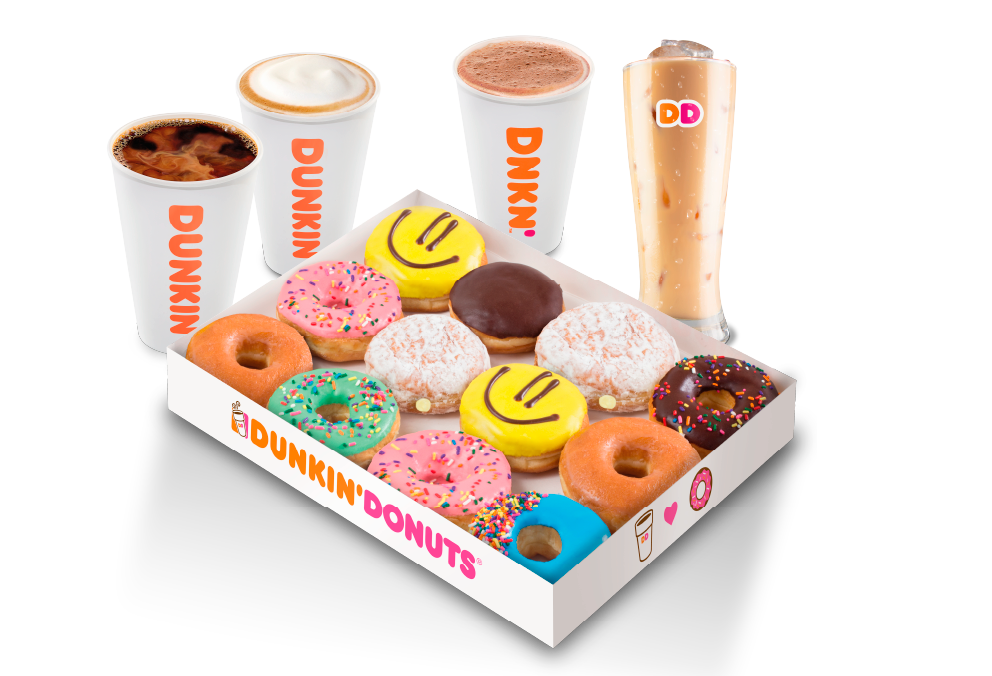 Docena Clásica y 4 Bebidas Dunkin'