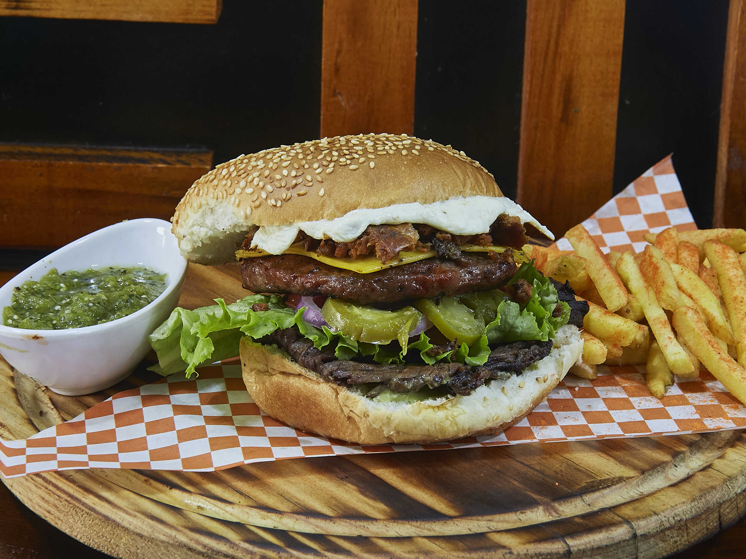 Hamburguesa La Patrona