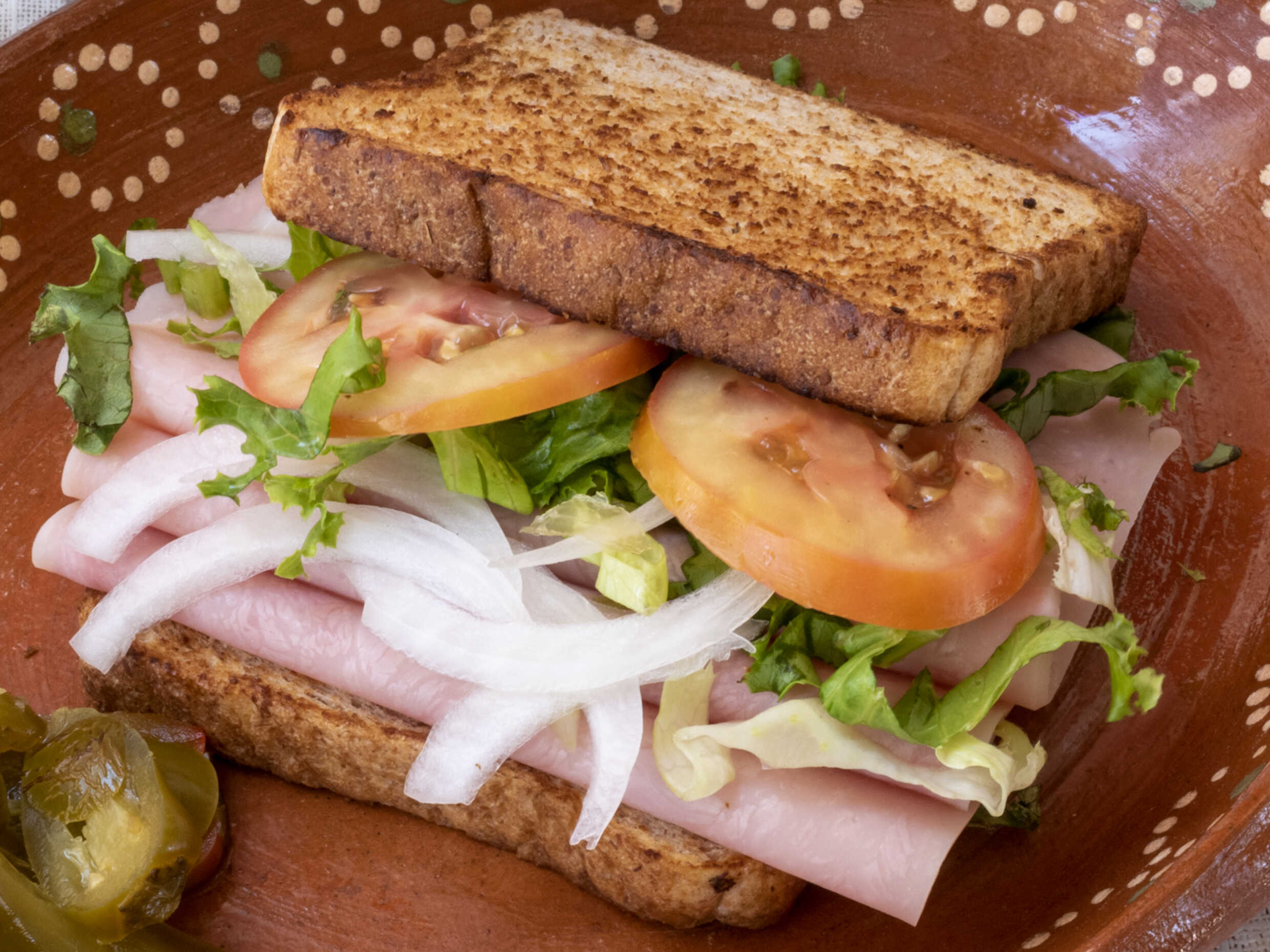 Sándwich de jamón