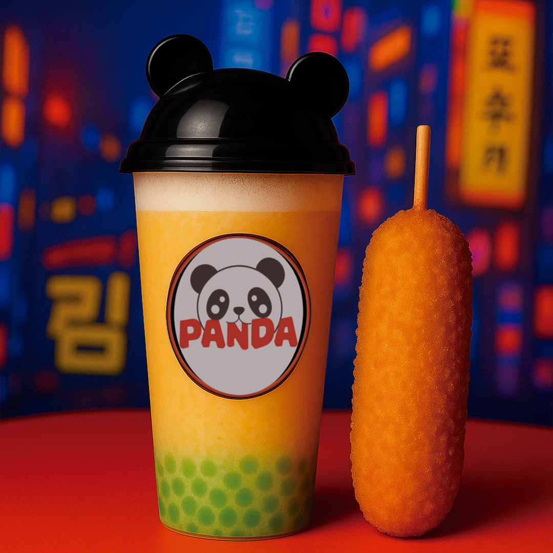 1 Bubble tea + 1 Corn Dog