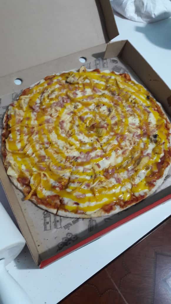 Pizza Pollo Miel Mostaza 4 Porciones