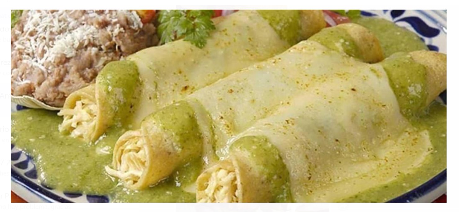 Enchiladas Verdes