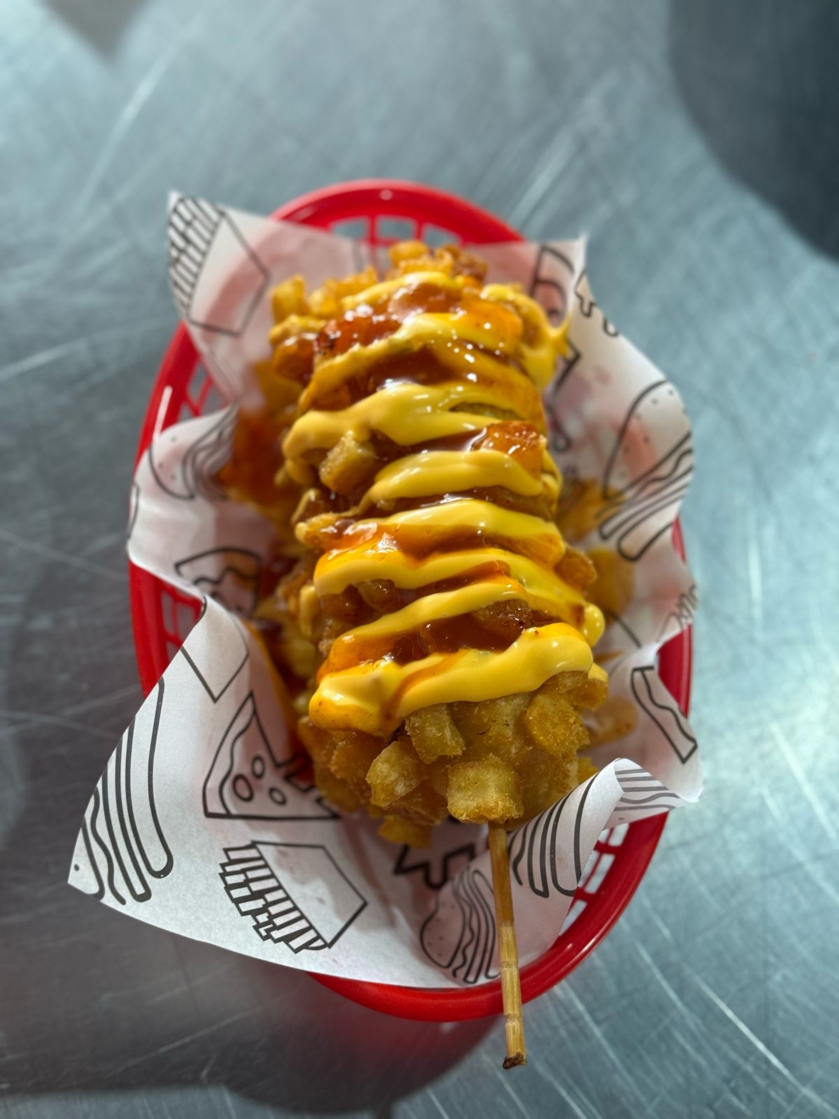 Papas Fritas con Salchipulpos