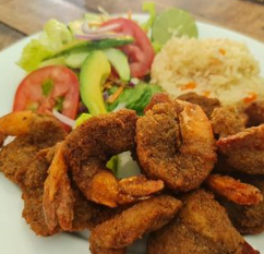 Camarones Empanizados