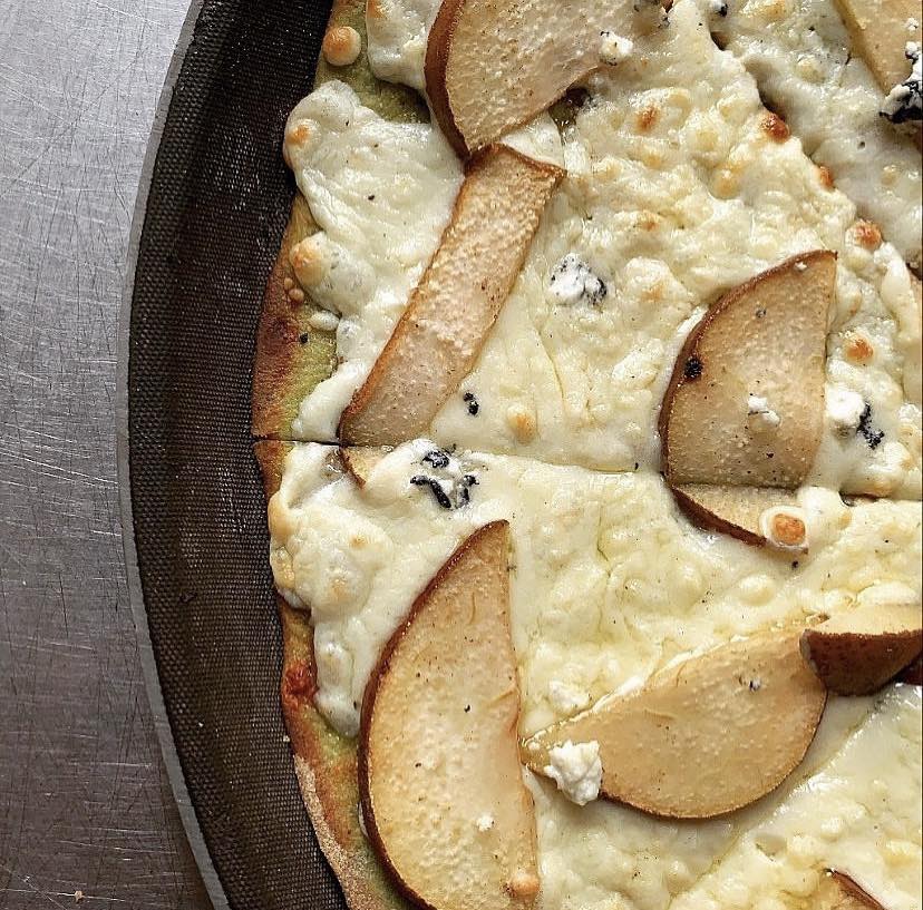Pizza Pera con Queso de Cabra