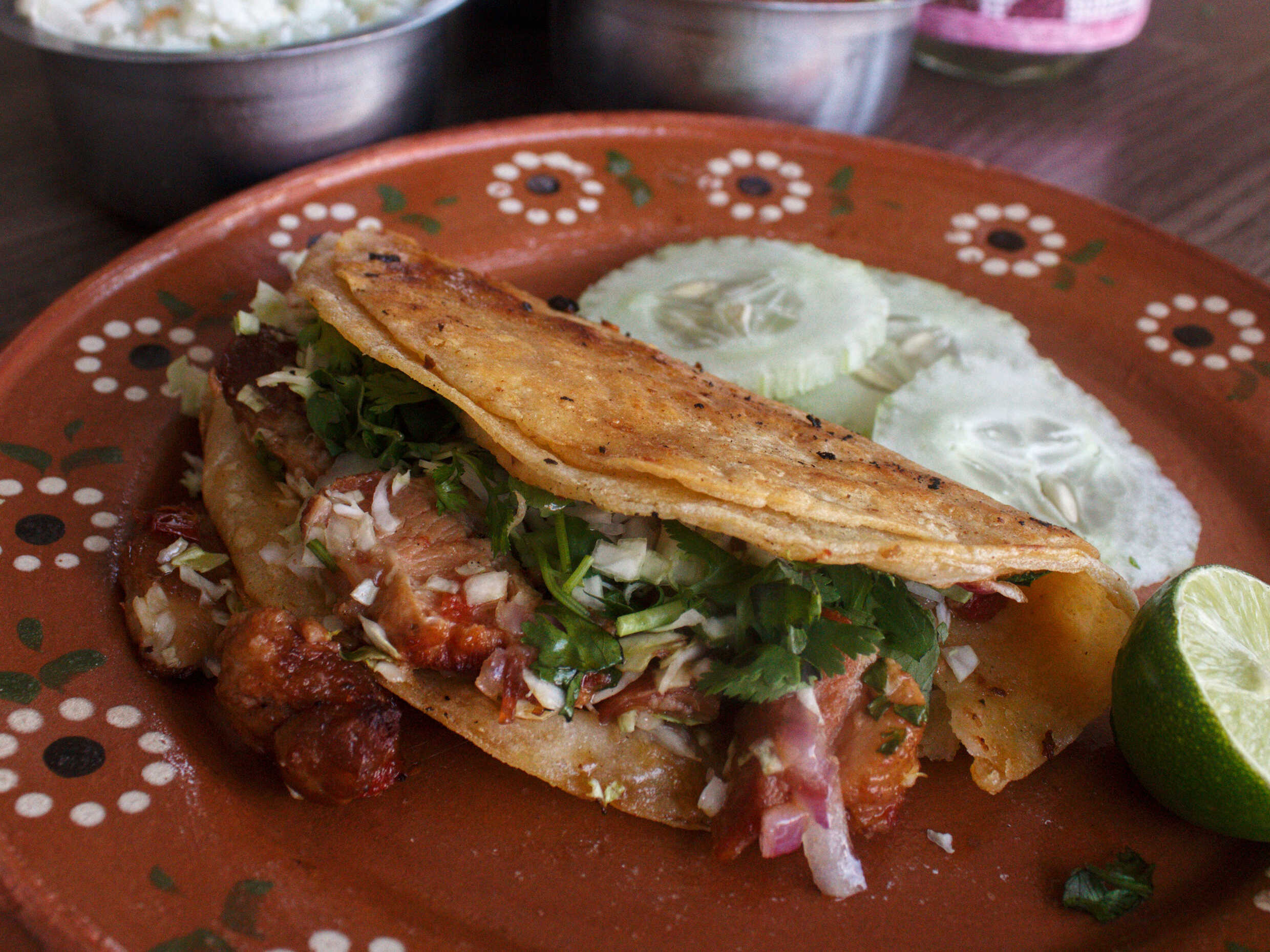 Taco Dorados de Chicharrón