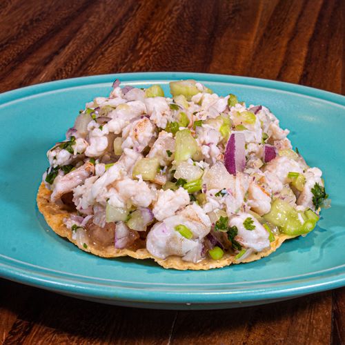 Tostada de Pescado.