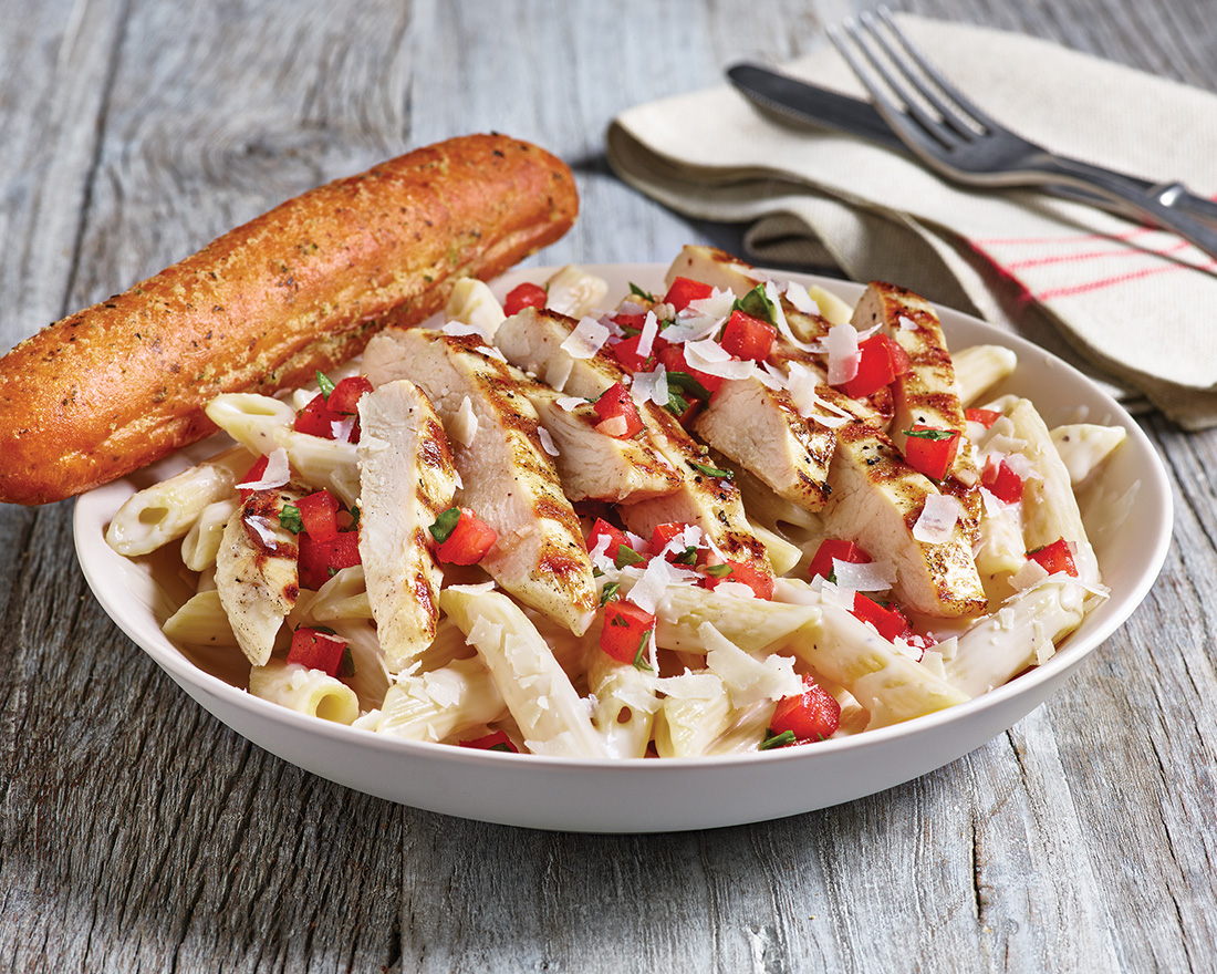 Three-Cheese Chicken Pasta
