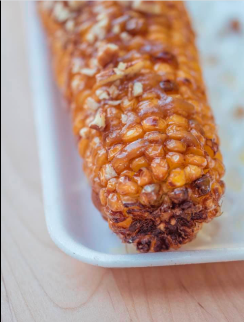 Elote amarillo frito
