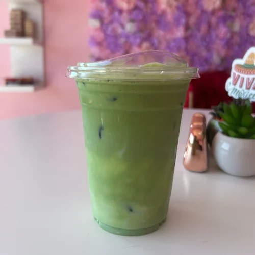 Matcha Latte Frío 12 Oz