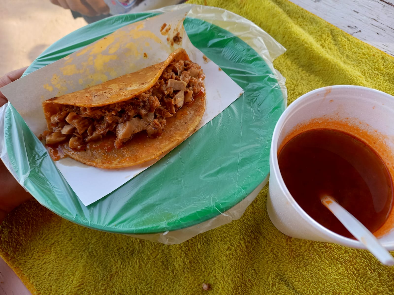 Taco de paladar
