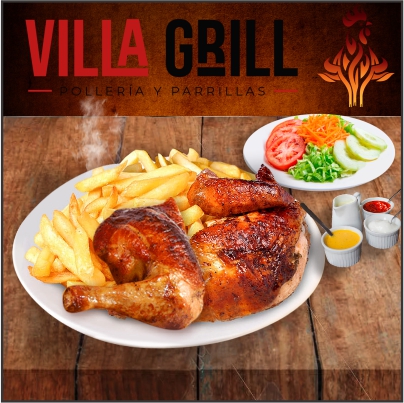 Promo Para 2: 1/2 Pollo a la Brasa