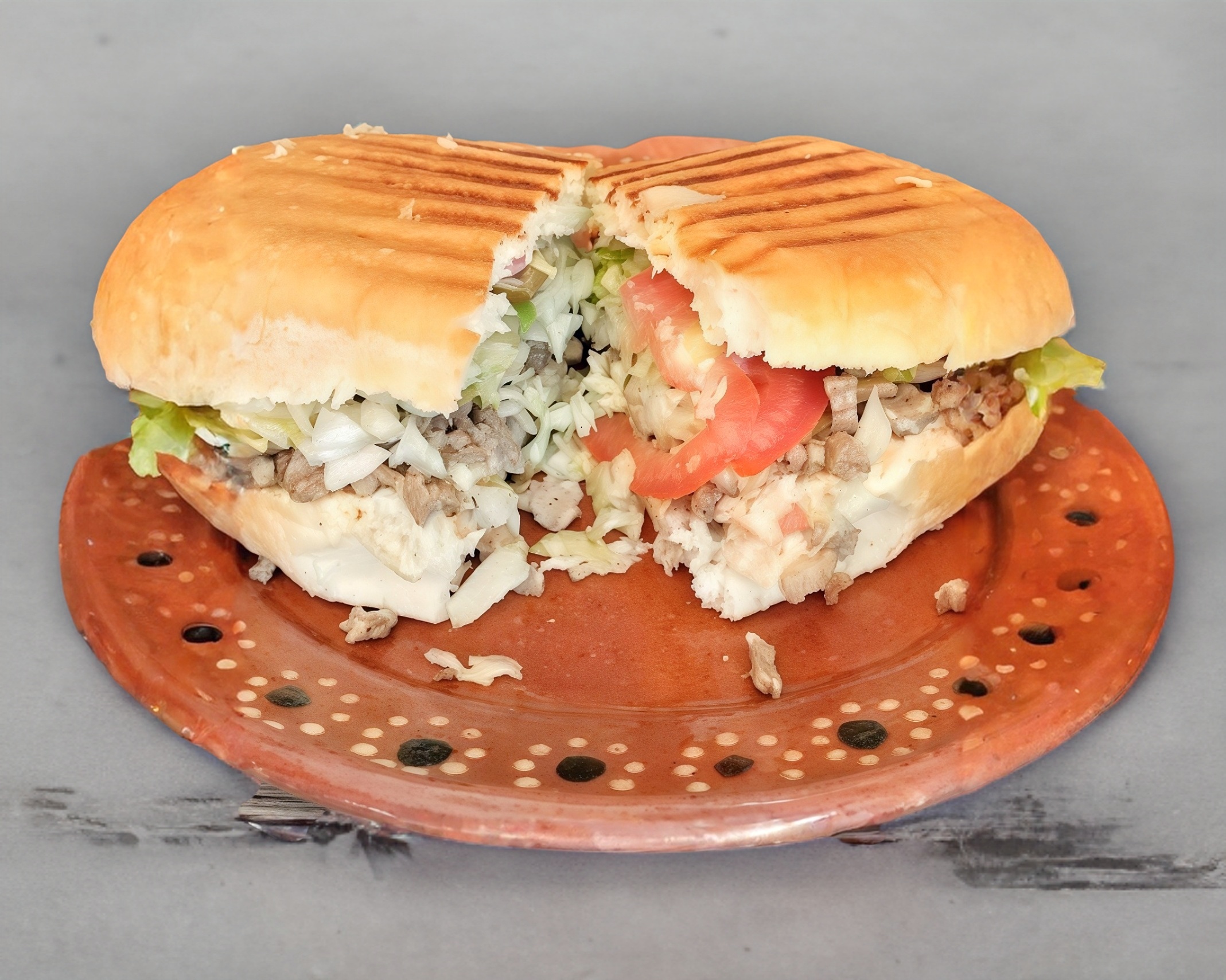 Torta de Carne Asada.