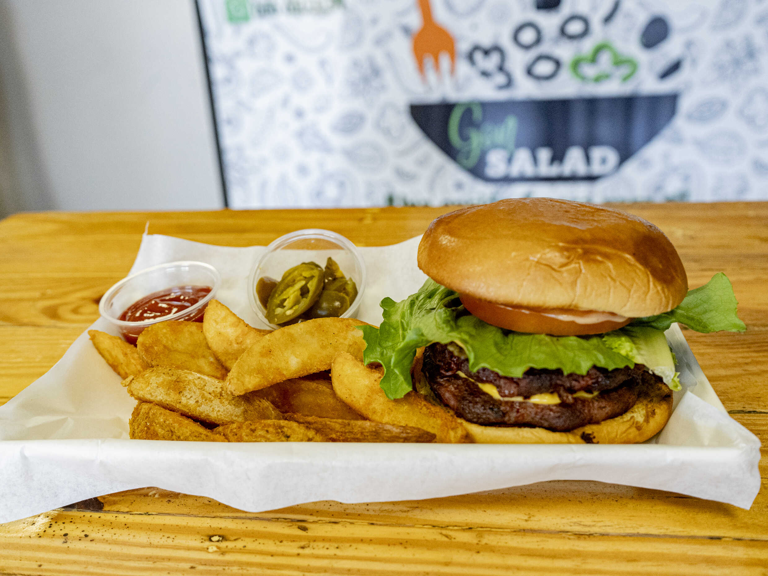 Combo Hamburguesa Doble + Papas + Bebida