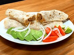 Burrito de Chicharron.