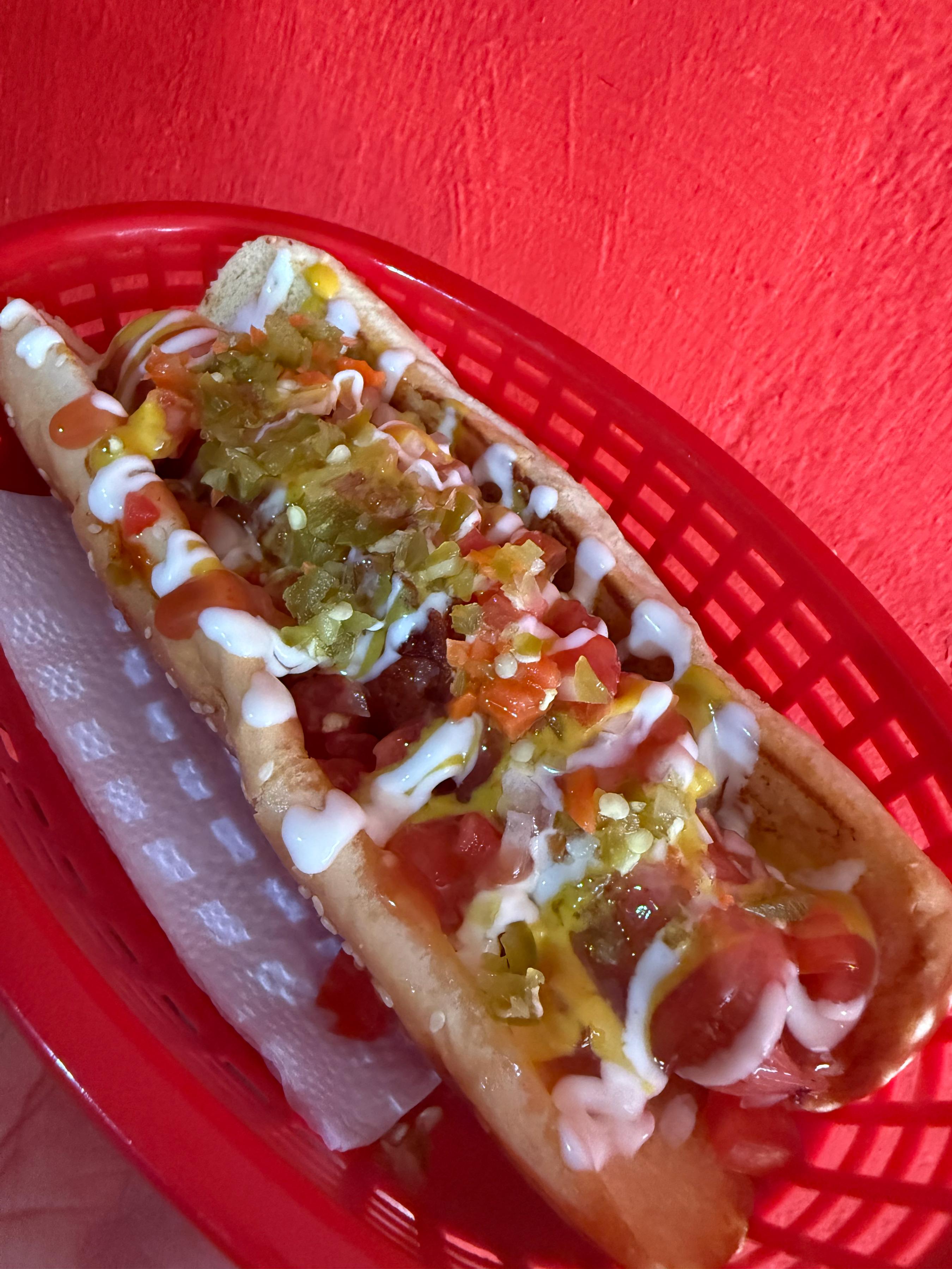 Hot Dog Jumbo con Tocino