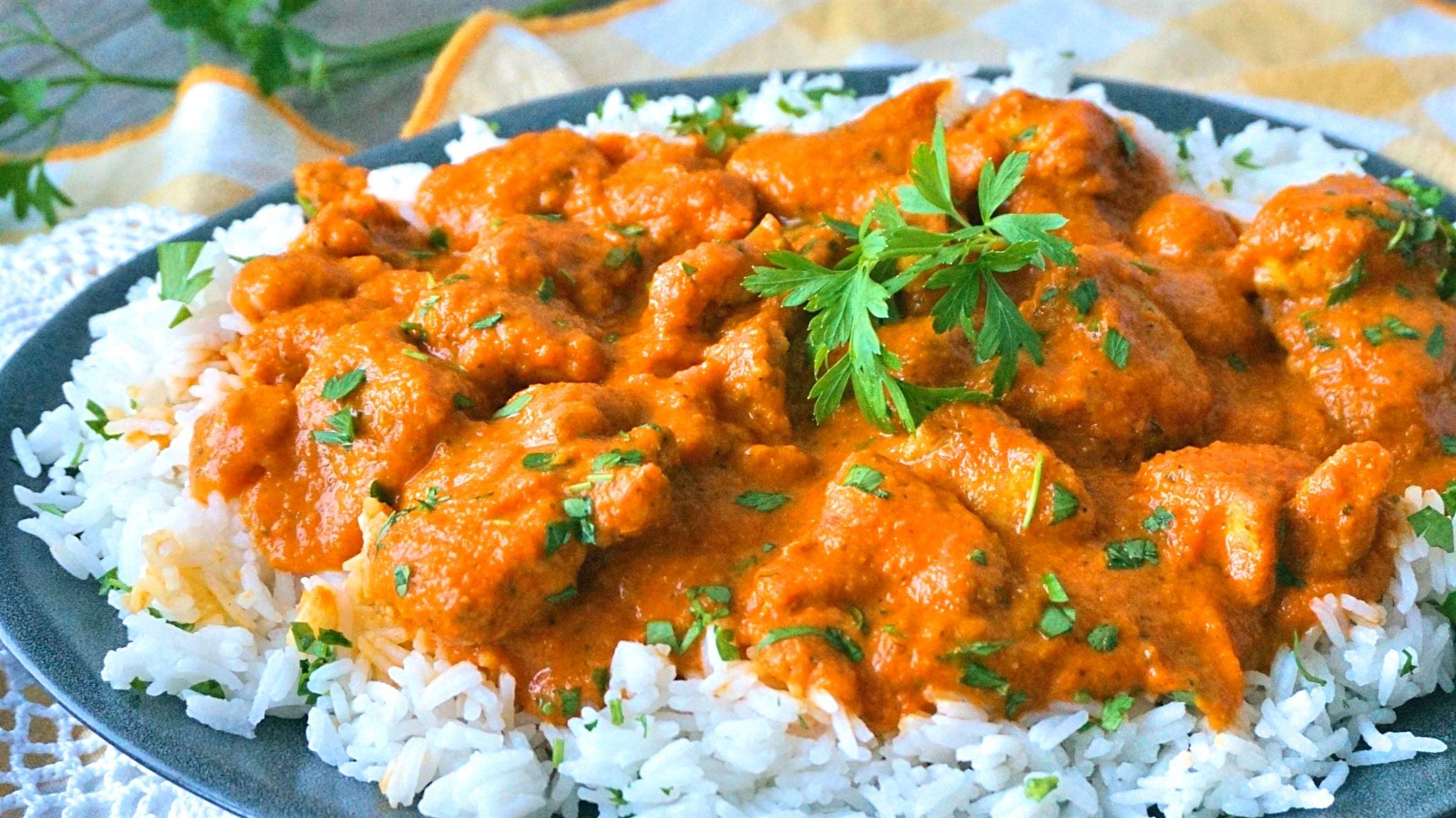 Pollo en Salsa Curry