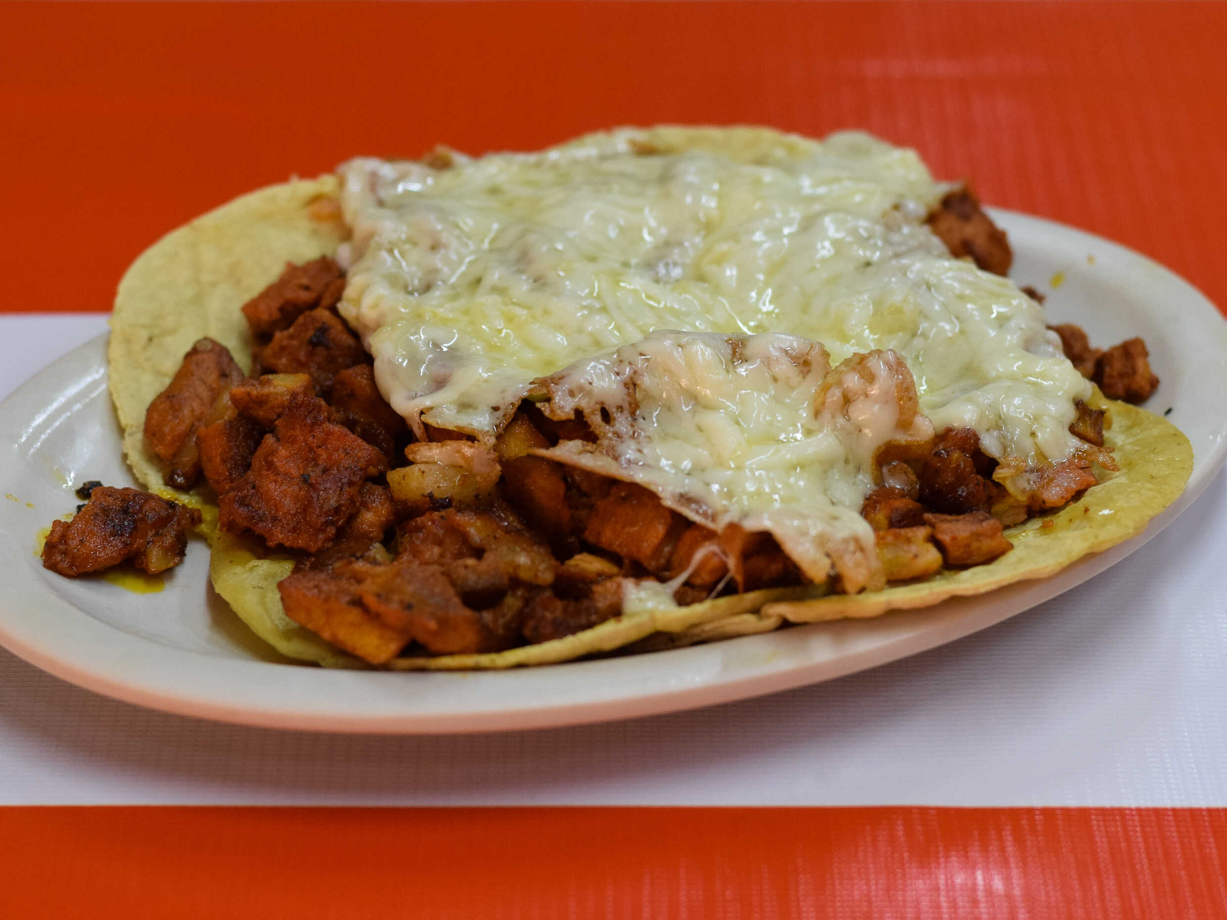TACOS- Pastor con Queso