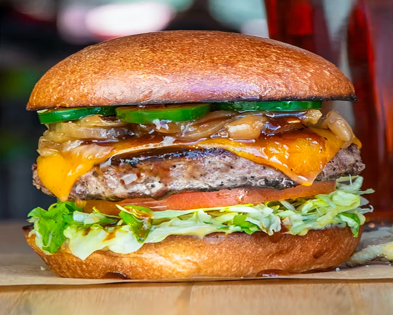 Jalapeno Popper Burger Universal Resort