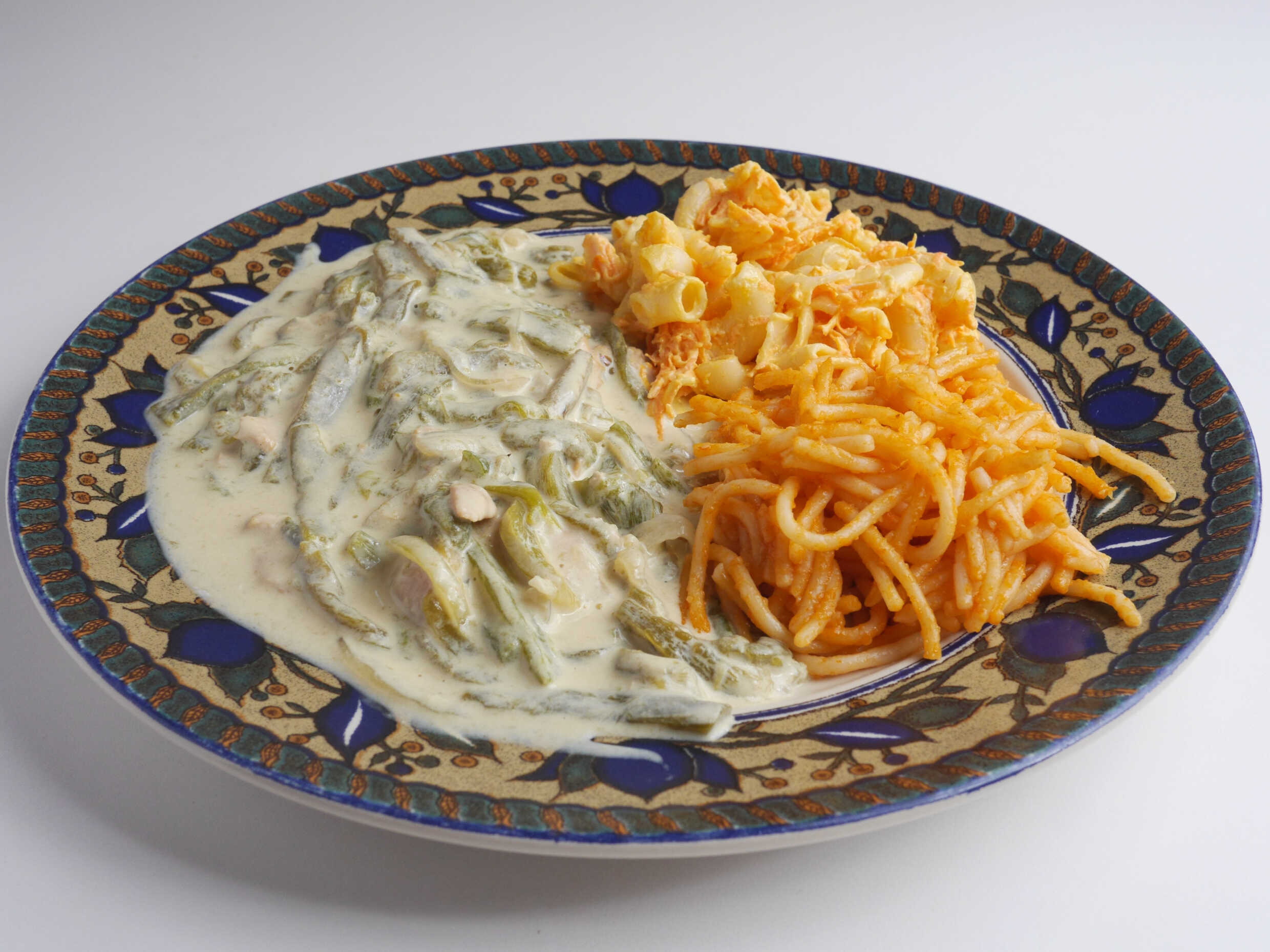 Rajas con Media Crema y Pollo agotado