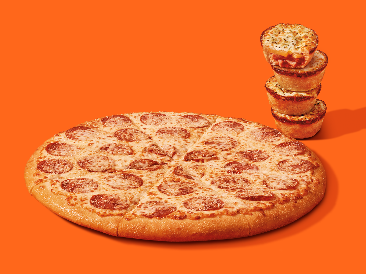Combo Cheesy Top Pepperoni Crazy Puffs