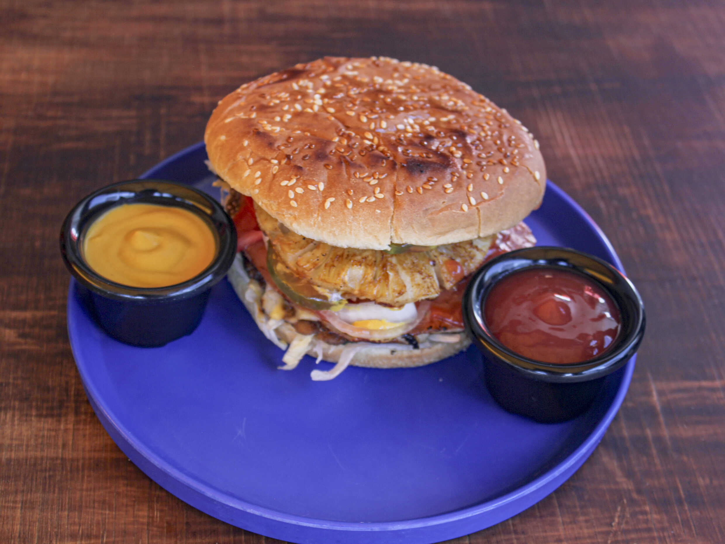 Hamburguesa Hawaiana