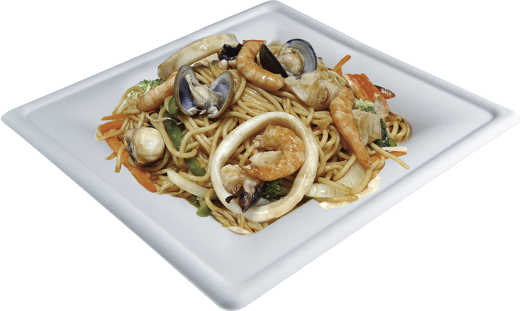 Tallarín con Mariscos